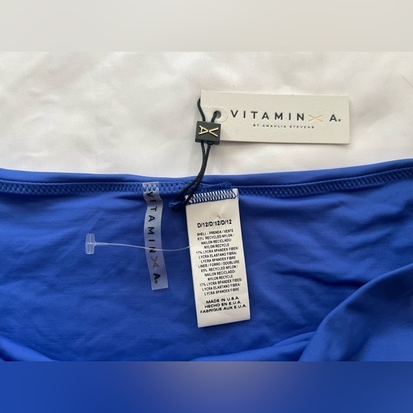 Vitamin A Luciana Full Coverage Bikini Bottoms in Sapphire Blue 12 - Picture 4 of 7